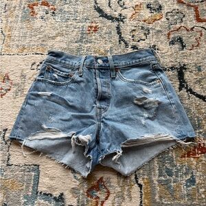Levi’s 501 Jean shorts, size 25